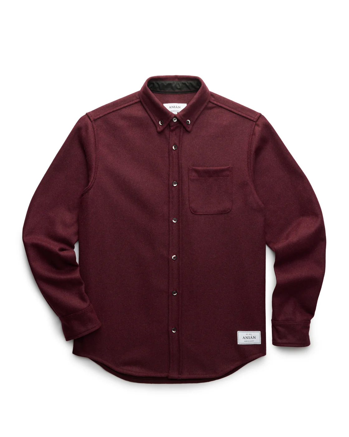 Modern Melton Wool Shirt (M) - Image 19