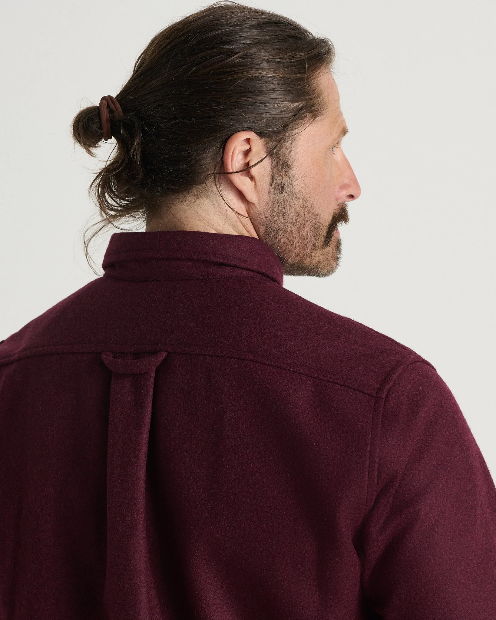 Modern Melton Wool Shirt (M) - Image 21