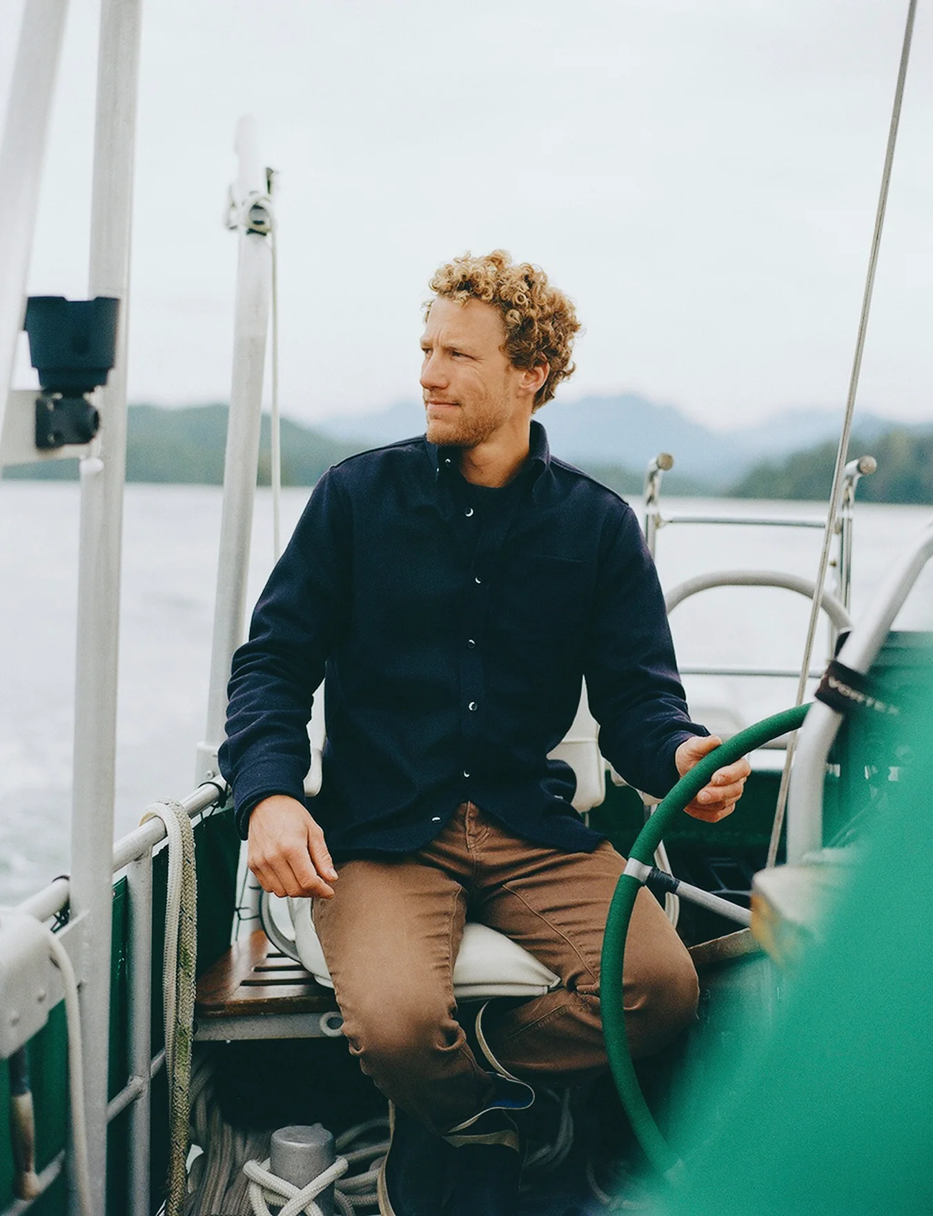 Modern Melton Wool Shirt (M) - Image 29