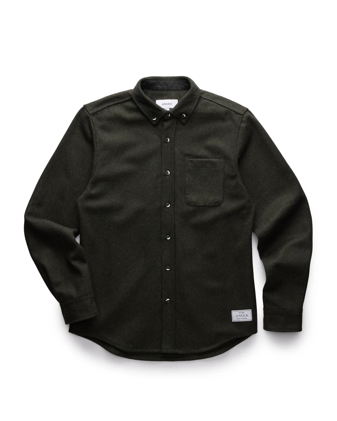 Modern Melton Wool Shirt (M) - Image 35