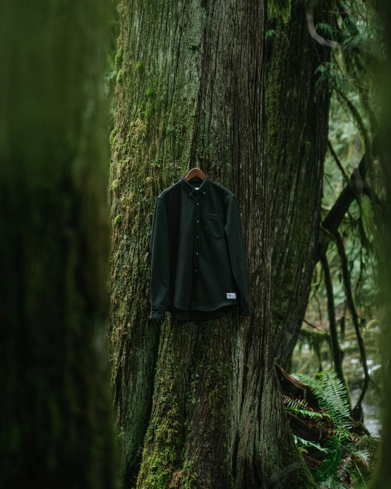 Modern Melton Wool Shirt (M) - Image 36