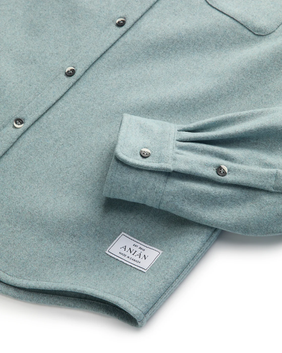 Modern Melton Wool Shirt (M) - Image 58