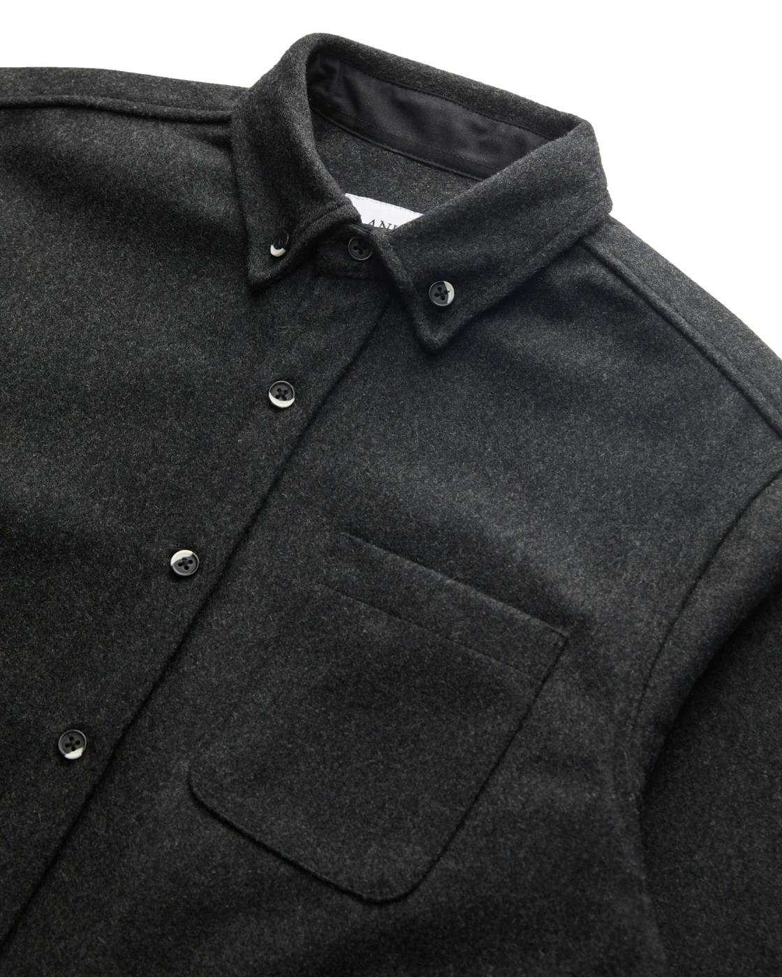 Modern Melton Wool Shirt (M) - Image 6