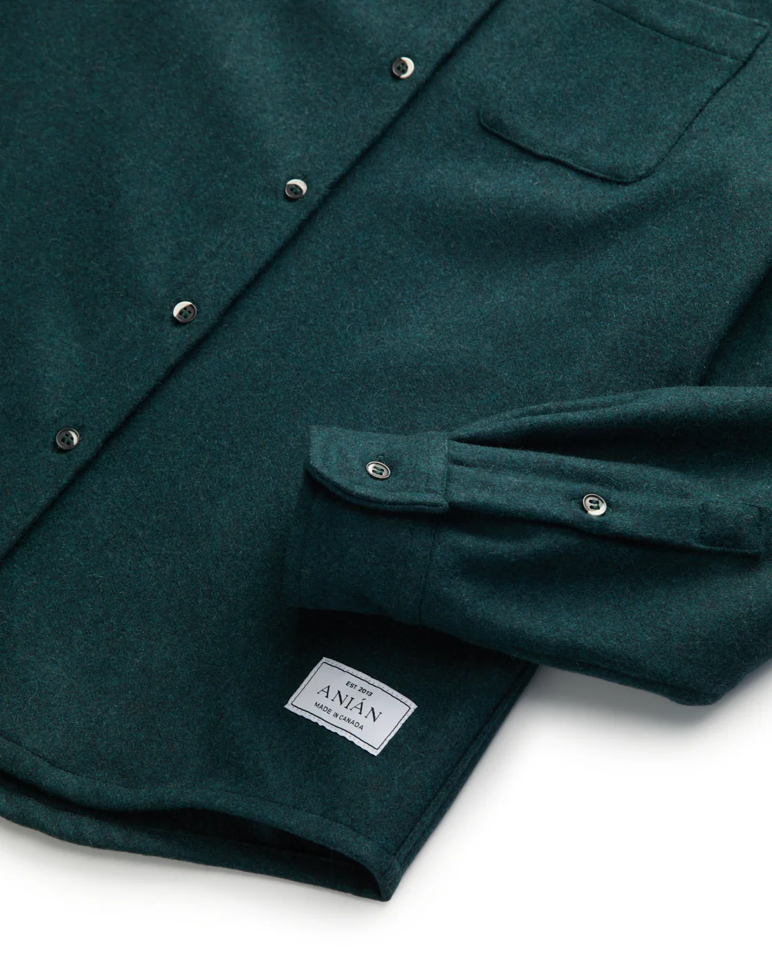 Modern Melton Wool Shirt (M) - Image 62