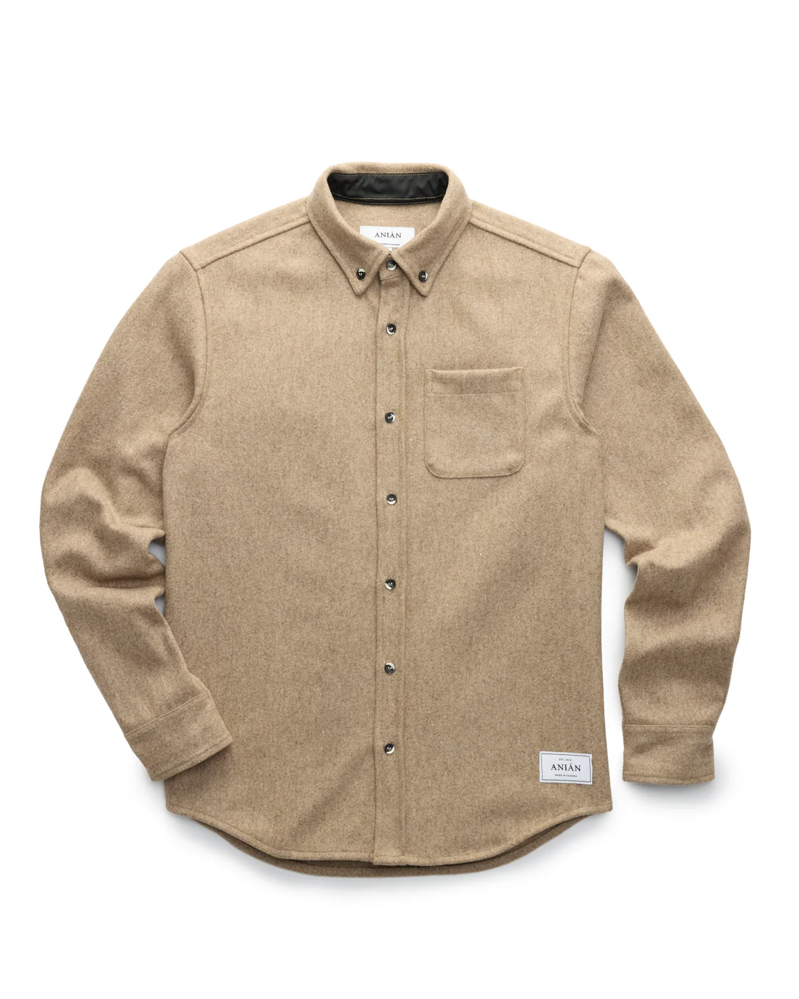 Modern Melton Wool Shirt (M) - Image 9