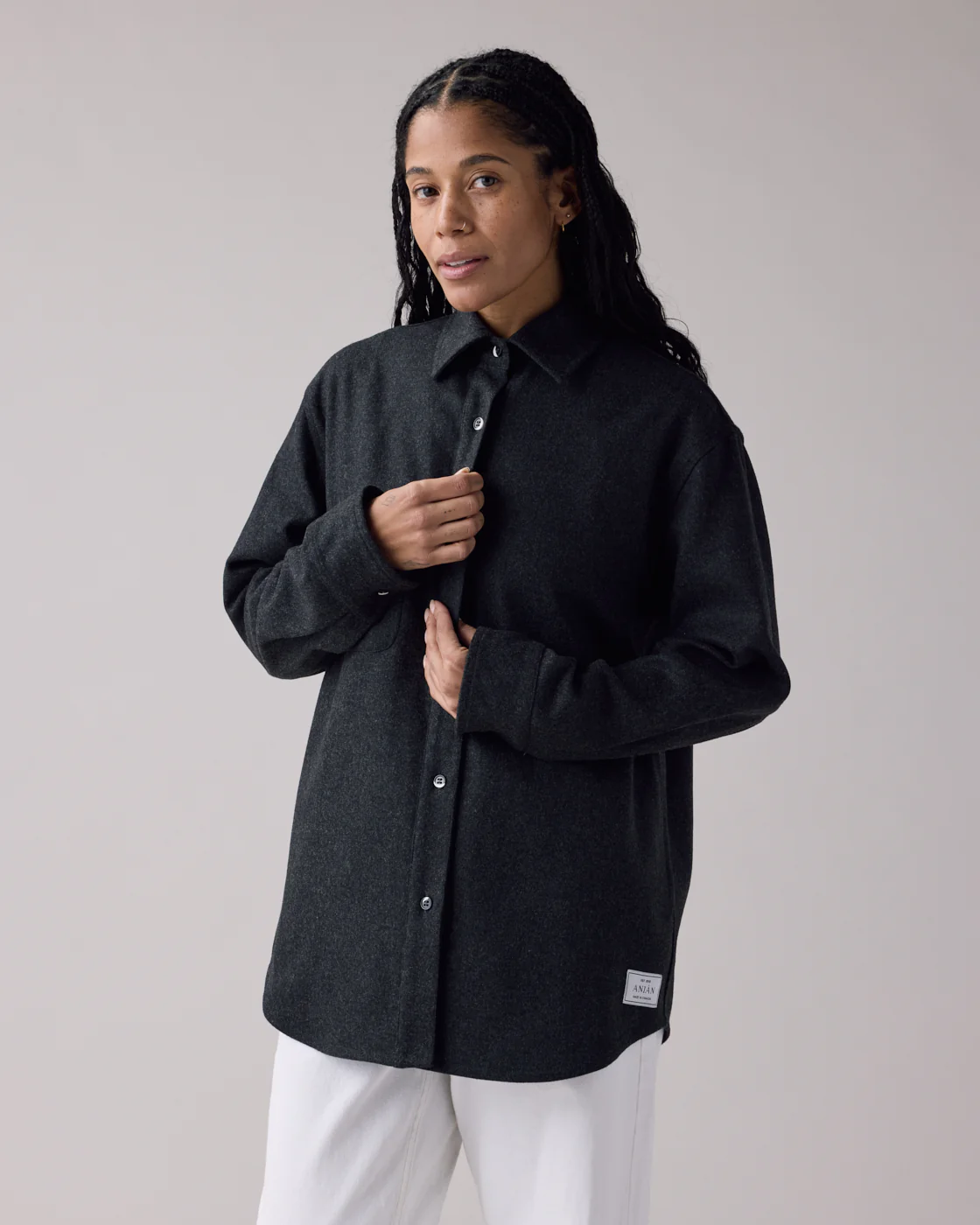 Relaxed Lightweight Melton Wool (400GSM) - Image 13