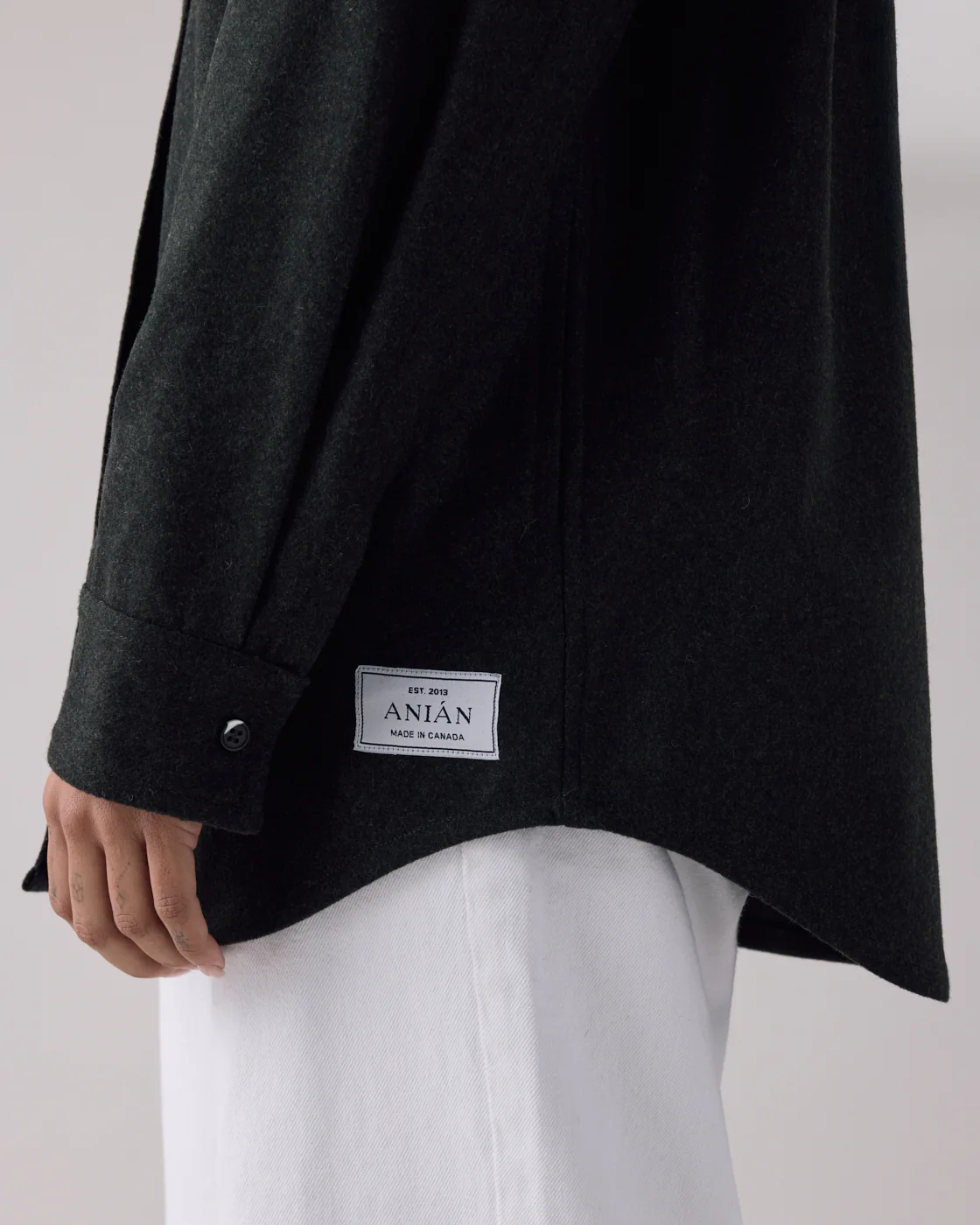 Relaxed Lightweight Melton Wool (400GSM) - Image 3