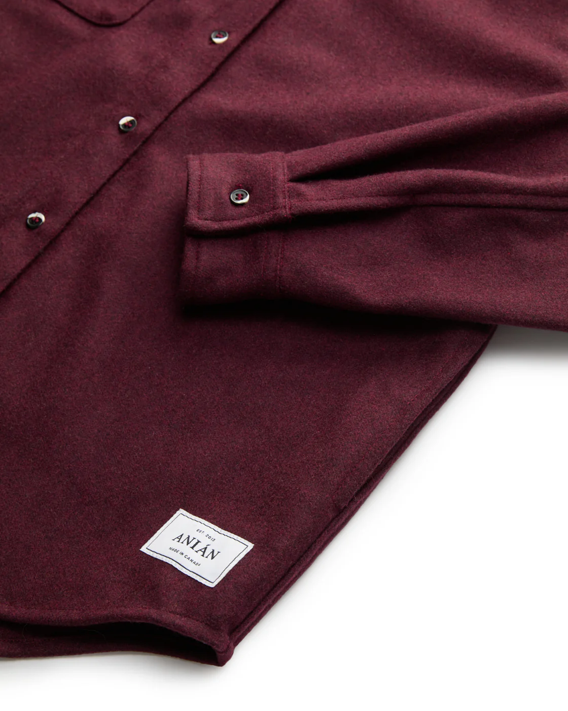 Relaxed Modern Melton Wool Shirt (600GSM) - Image 27