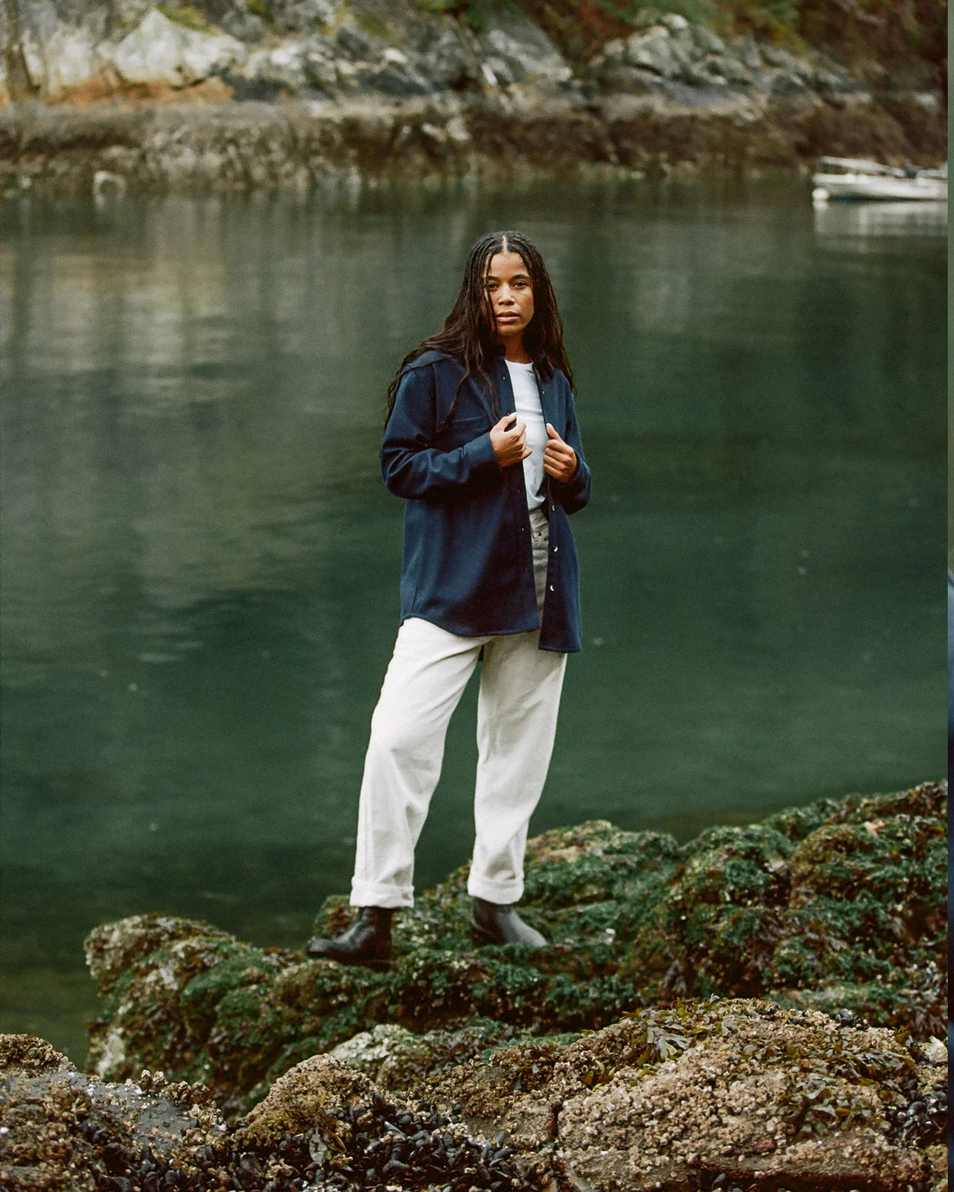 Relaxed Modern Melton Wool Shirt (600GSM) - Image 35