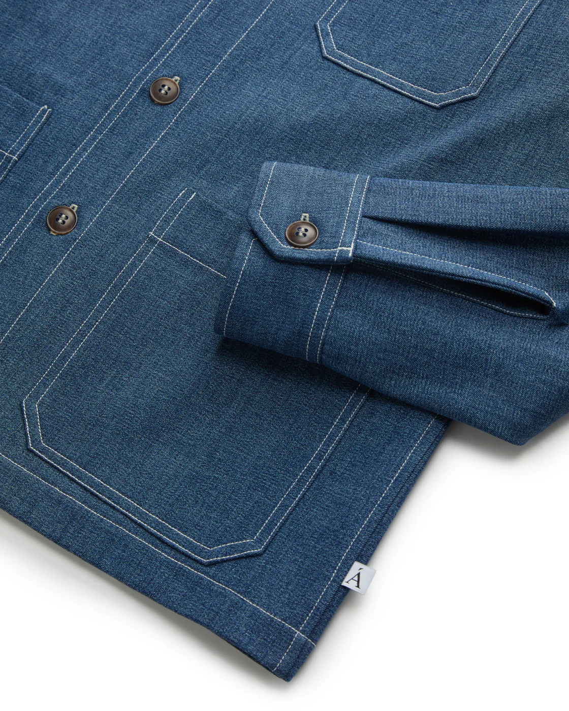 Denim Chore Coat (M) - Image 7