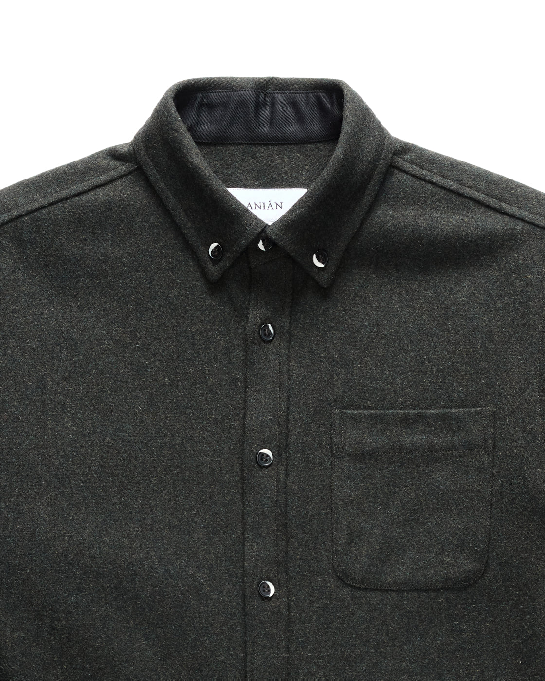 Lightweight Melton Wool Shirt - Image 17