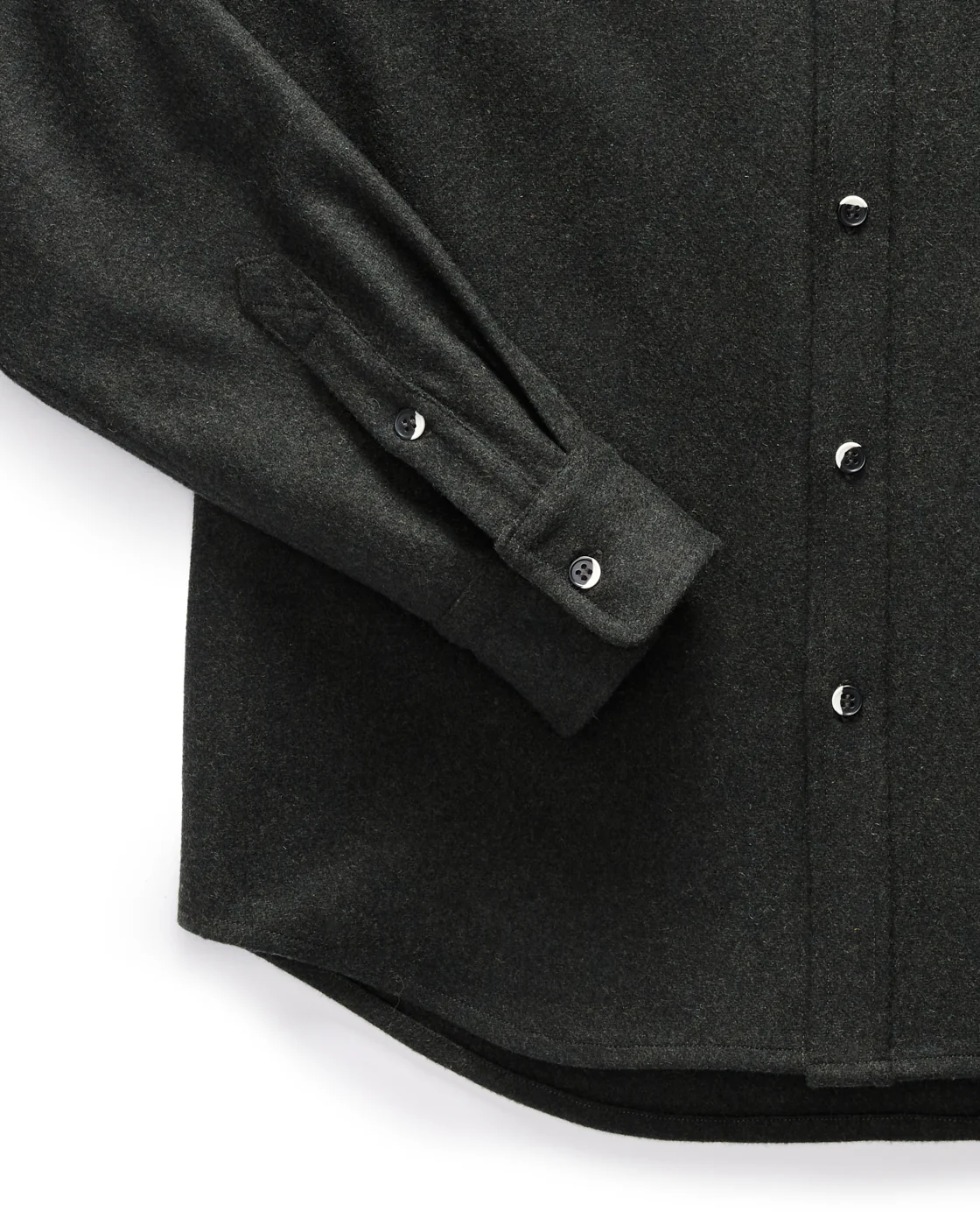 Lightweight Melton Wool Shirt - Image 18