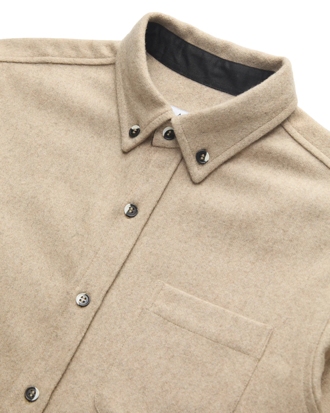 Lightweight Melton Wool Shirt - Image 7