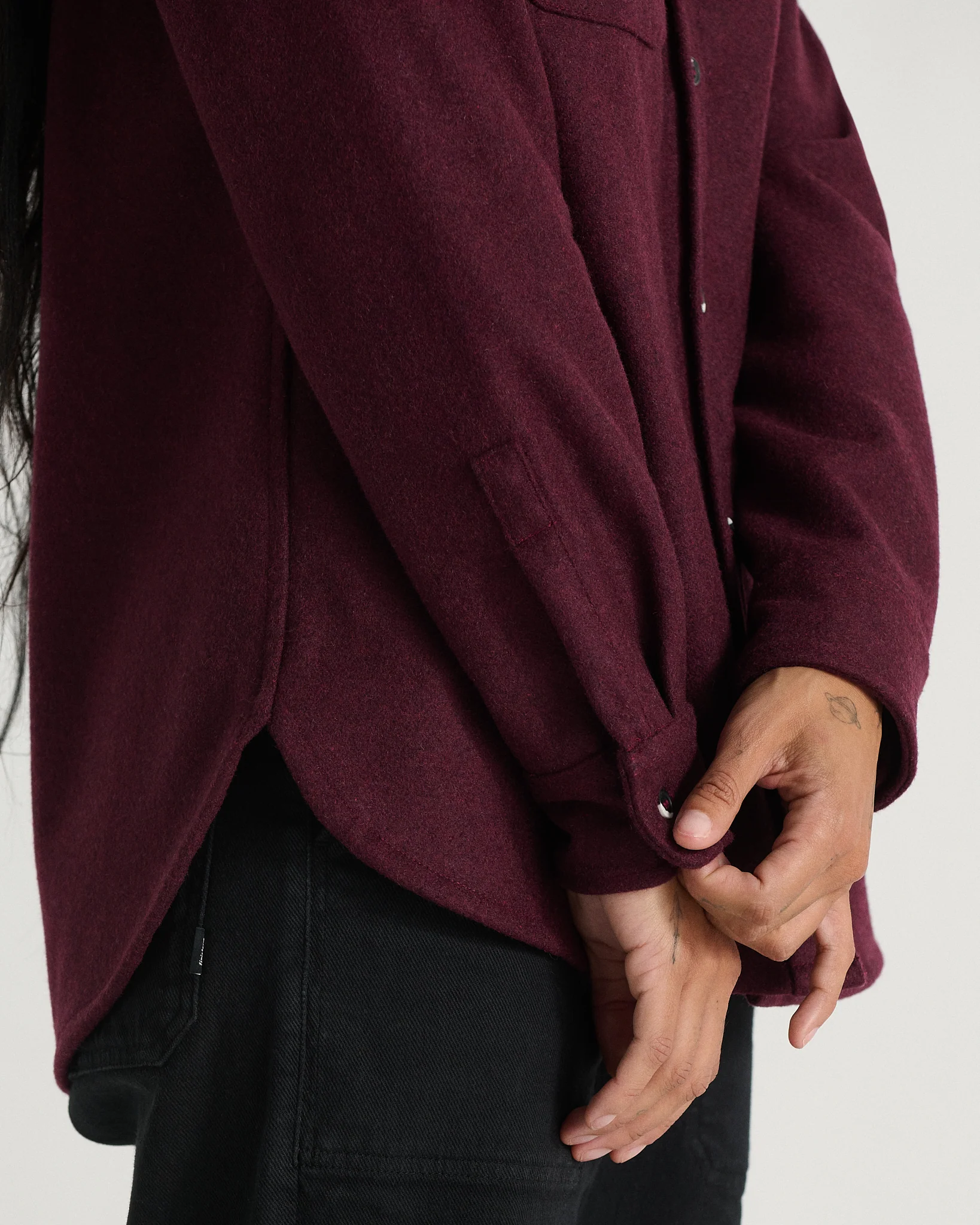 Modern Melton Wool Shirt (W) - Image 20