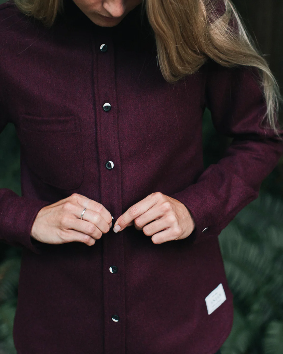 Modern Melton Wool Shirt (W) - Image 24