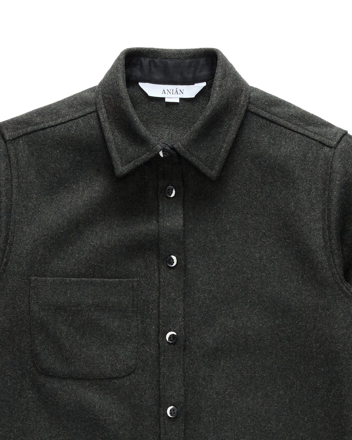Modern Melton Wool Shirt (W) - Image 4