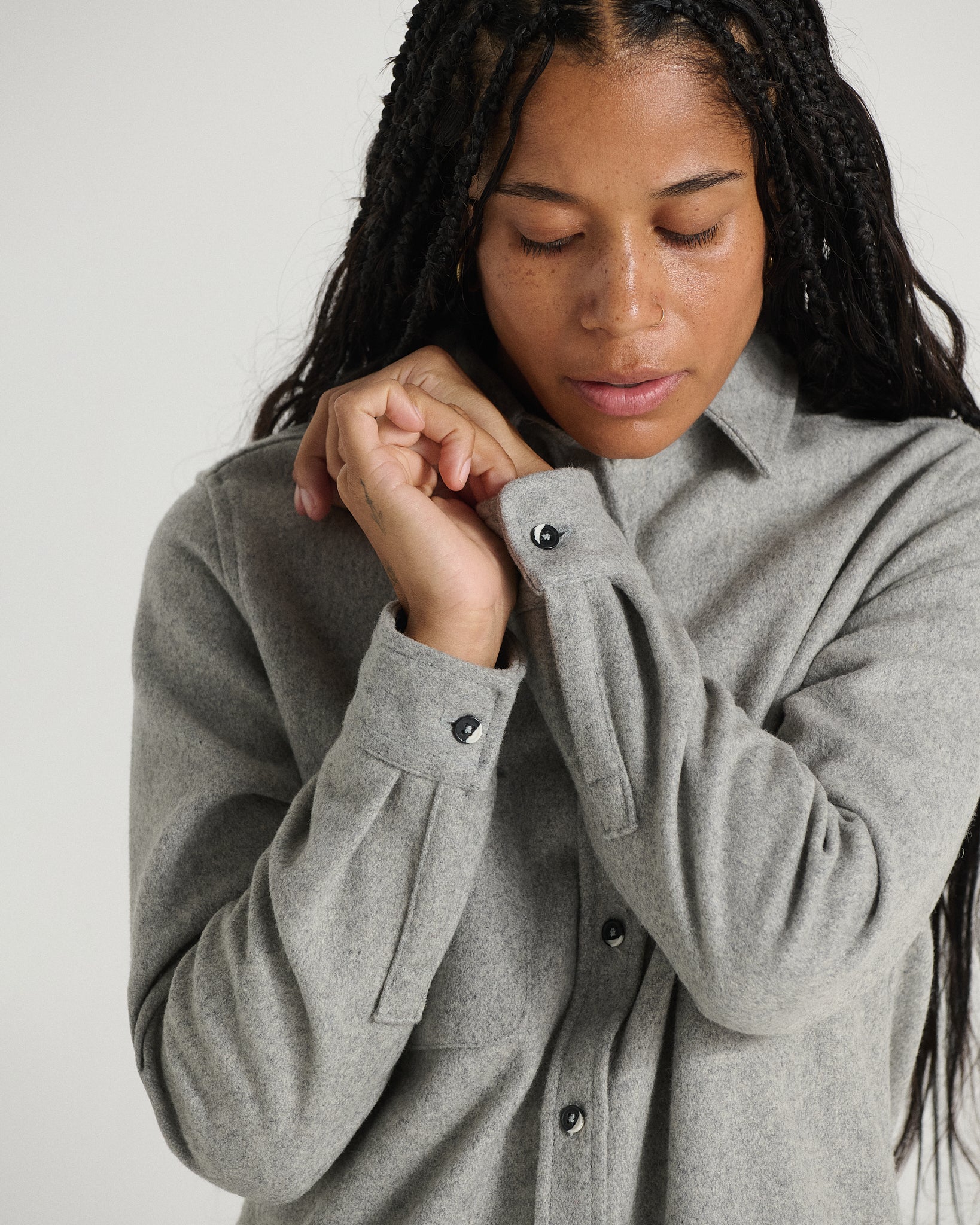 Modern Melton Wool Shirt (W) - Image 42