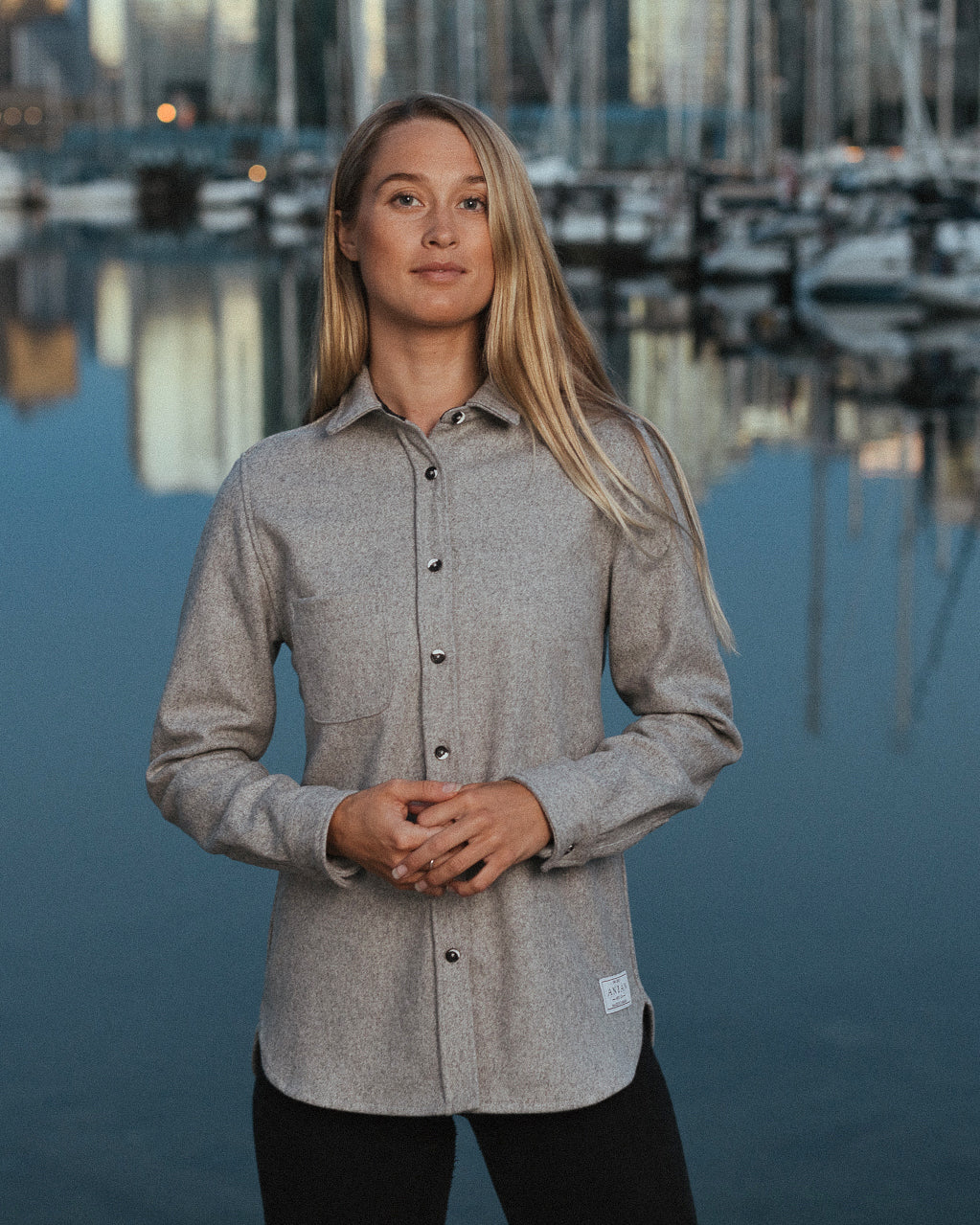 Modern Melton Wool Shirt (W) - Image 46