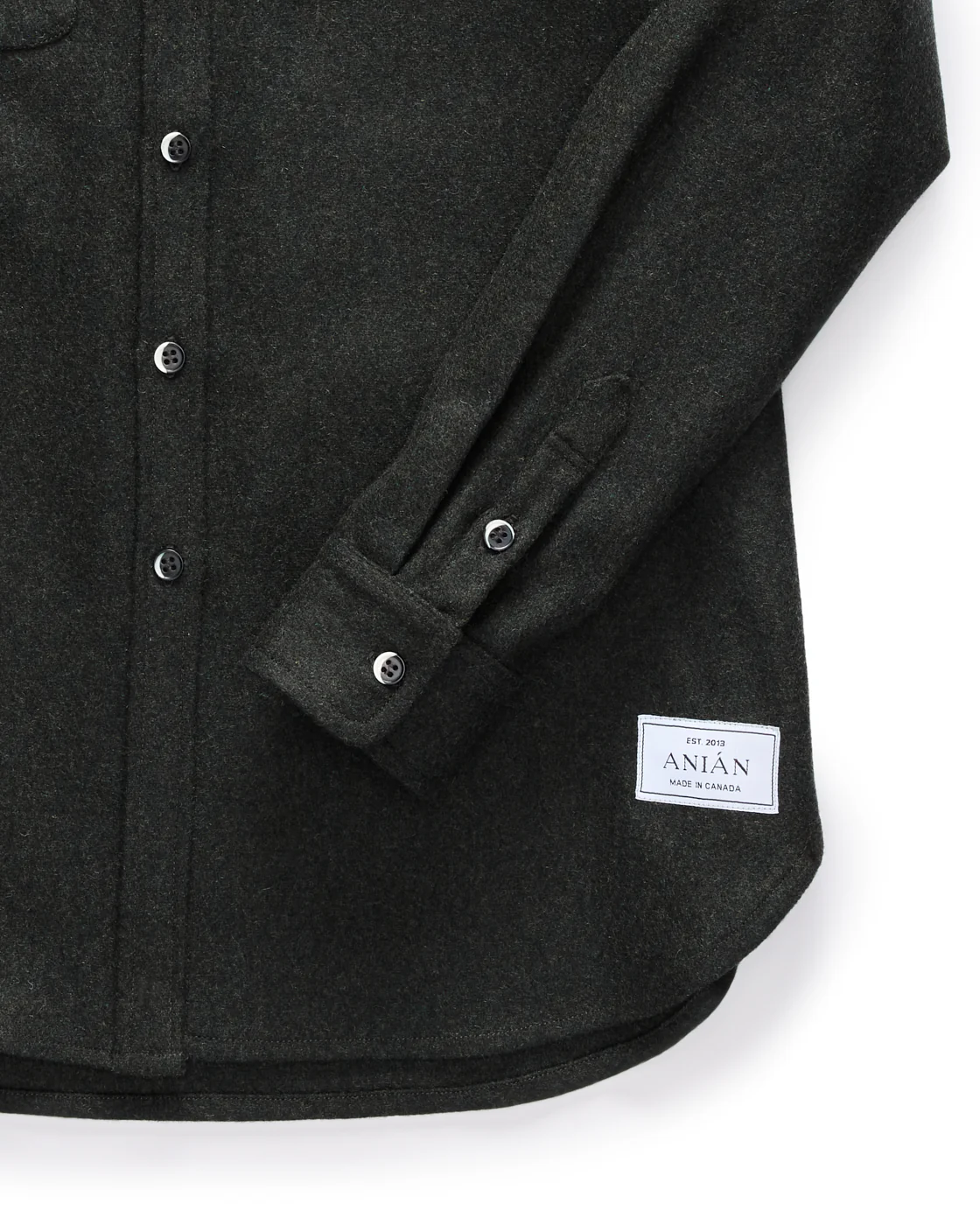Modern Melton Wool Shirt (W) - Image 5